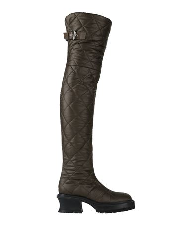 Agl Attilio Giusti Leombruni Agl Woman Boot Dark Green Size 9 Textile Fibers In Green