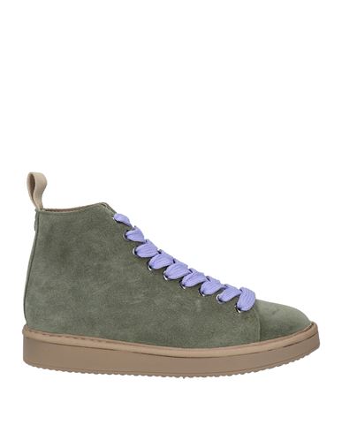 Pànchic Panchic Woman Sneakers Military Green Size 6 Leather In Green