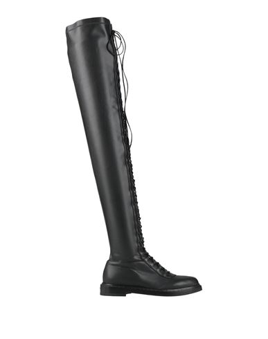 Le Silla Woman Boot Black Size 6 Leather, Synthetic Fibers In Black