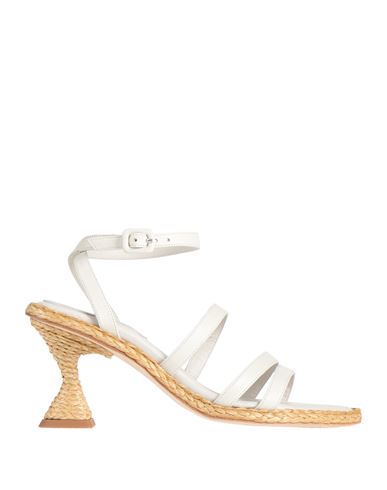Paloma Barceló Woman Sandals Off White Size 9 Leather