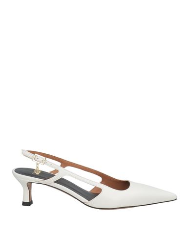 Maje Pointed Toe Pumps In Off White
