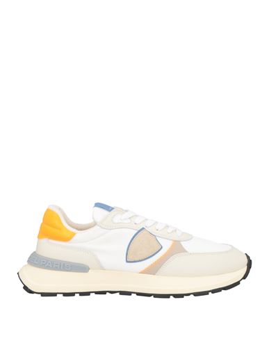 Philippe Model Man Sneakers White Size 9 Leather, Textile Fibers In White
