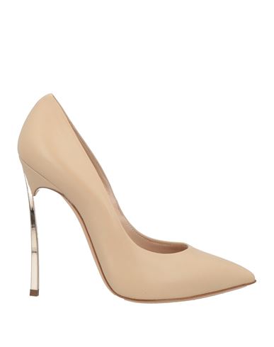 Casadei Woman Pumps Light Brown Size 8 Leather