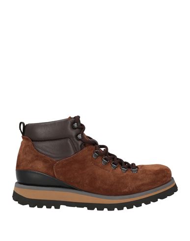 Baldinini Man Ankle Boots Brown Size 7 Leather In Brown