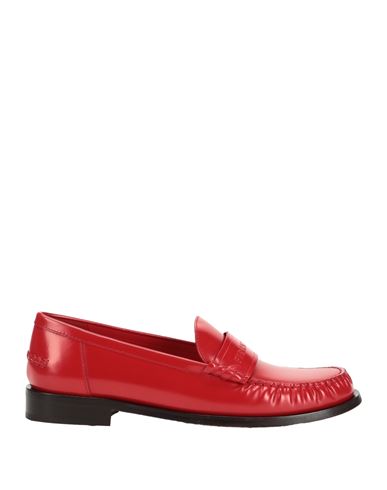 Ferragamo Irina Logo-debossed Leather Loafers In Red