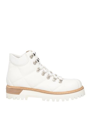 Le Silla Woman Ankle Boots White Size 4.5 Polyurethane, Polyester In White