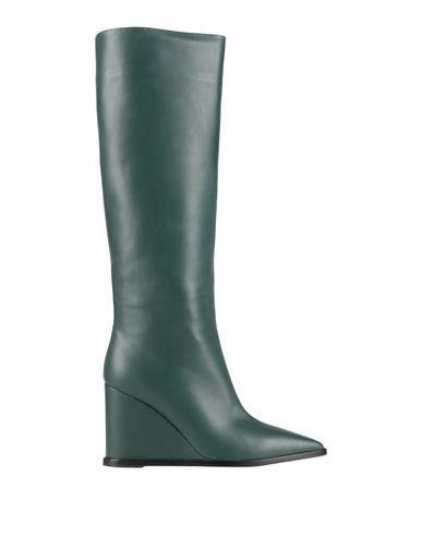 Gianvito Rossi Woman Boot Dark Green Size 11 Calfskin In Green