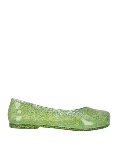 Jeffrey Campbell Balanced Clear Flat In Green