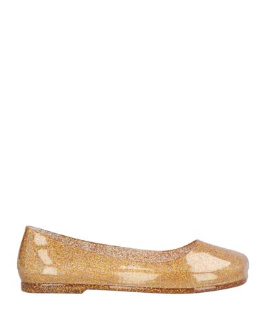 Jeffrey Campbell Woman Ballet Flats Gold Size 7 Rubber In Gold