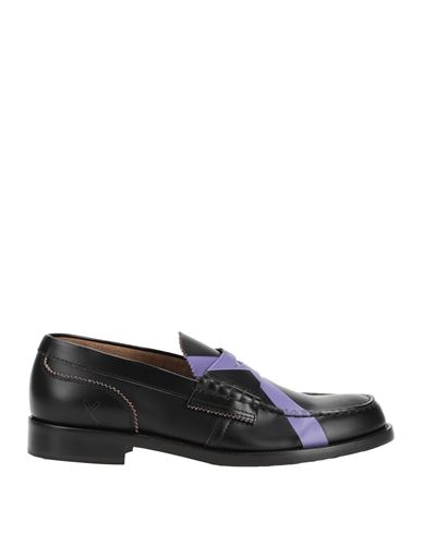 College Man Loafers Black Size 9 Leather In Black