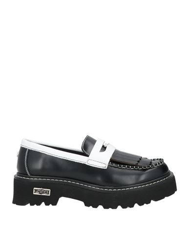 Cult Woman Loafers Black Size 8 Leather In Black