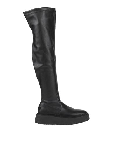 Colors Of California Woman Boot Black Size 7 Rubber In Black