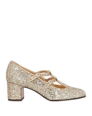 Relac Woman Pumps Gold Size 8 Leather In Gold