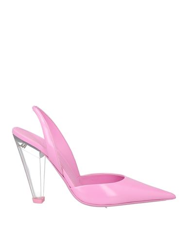 3juin Woman Pumps Pink Size 6.5 Soft Leather In Pink