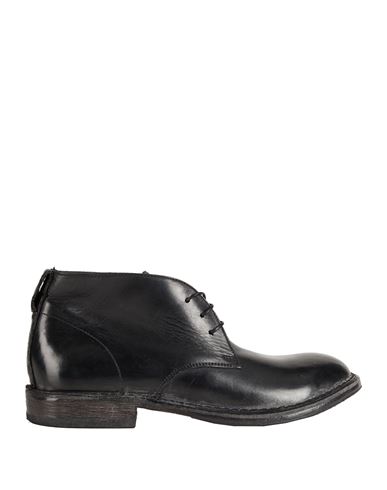 Moma Man Ankle Boots Black Size 9 Calfskin In Black