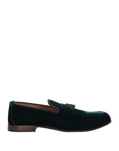 Tom Ford Man Loafers Dark Green Size 8 Textile Fibers In Green