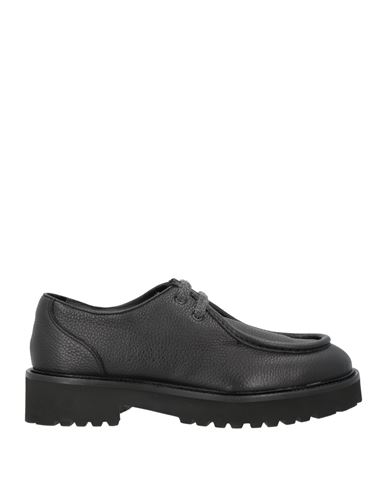 Doucal's Woman Lace-up Shoes Black Size 5 Leather In Black