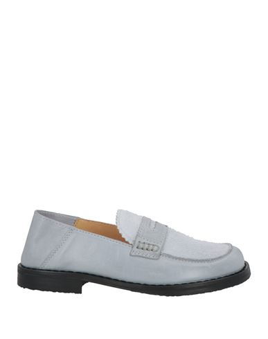 Eytys Woman Loafers Light Grey Size 7.5 Leather In Grey