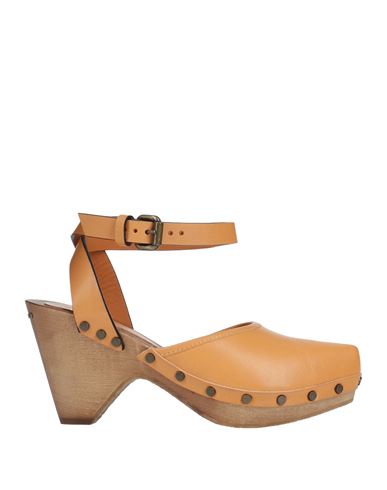 Isabel Marant Woman Mules & Clogs Camel Size 6.5 Cow Leather In Brown