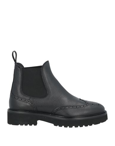 Doucal's Woman Ankle Boots Black Size 8 Calfskin In Black