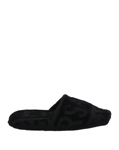 Versace Woman House Slipper Black Size 5-7 Cotton
