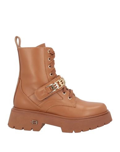 Baldinini Woman Ankle Boots Tan Size 8 Calfskin In Brown