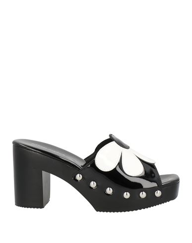 Jeffrey Campbell Woman Mules & Clogs Black Size 7 Leather In Black