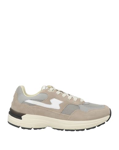 S.w.c Stepney Workers Club S. W.c Stepney Workers Club Man Sneakers Khaki Size 7 Leather, Textile Fibers