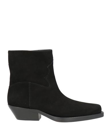 Anna F . Woman Ankle Boots Black Size 7.5 Leather