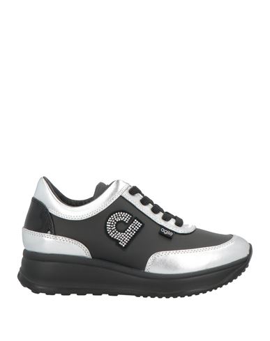 Agile By Rucoline Woman Sneakers Black Size 8 Leather In Black