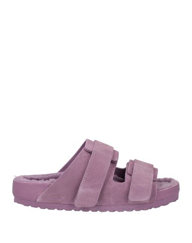 Shop Birkenstock X Tekla Woman Sandals Mauve Size 7 Leather In Purple