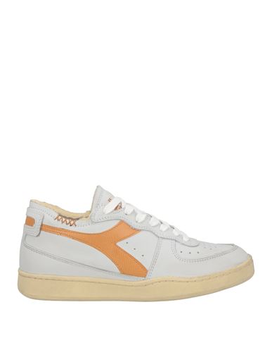 Diadora Heritage Woman Sneakers Light Grey Size 7 Leather In Gray