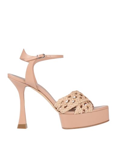 Casadei Sandals Beige In Beige