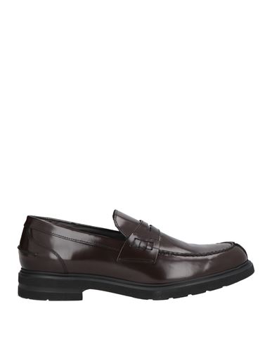 Manifatture Etrusche Man Loafers Burgundy Size 12 Leather In Red