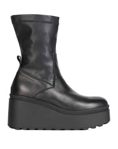 Noa A. Woman Ankle Boots Black Size 9 Leather In Black