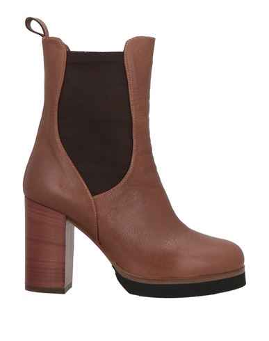 Noa A. Woman Ankle Boots Brown Size 8 Leather