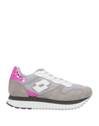 Lotto Leggenda Woman Sneakers Grey Size 7 Leather In Grey