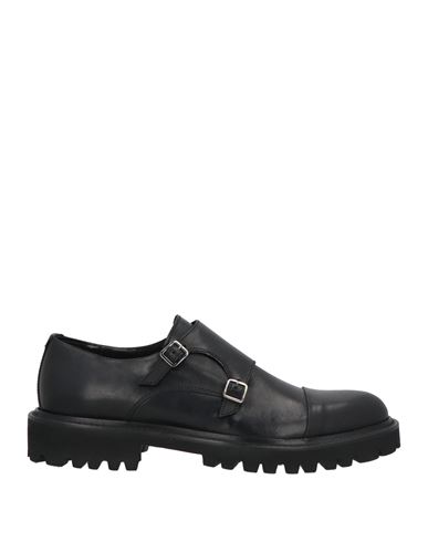 Tagliatore Man Loafers Black Size 9 Leather In Black