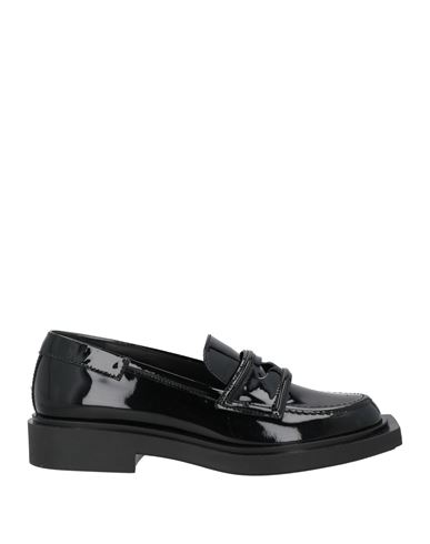 Shop 3juin Woman Loafers Black Size 7.5 Leather