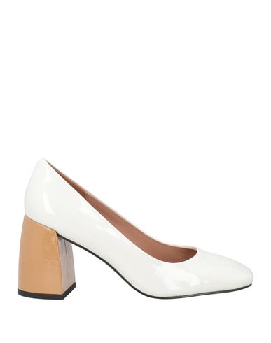 Bibi Lou Woman Pumps White Size 8 Leather In White