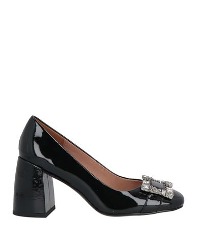 Bibi Lou Woman Pumps Black Size 8 Leather In Black