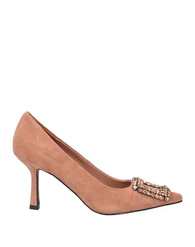Bibi Lou Woman Pumps Pastel Pink Size 10 Soft Leather In Pink