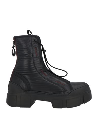 VIC MATIE VIC MATIĒ WOMAN ANKLE BOOTS BLACK SIZE 7 TEXTILE FIBERS 