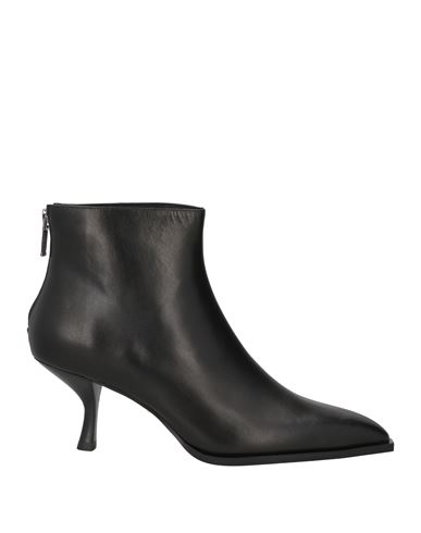 Lola Cruz Woman Ankle Boots Black Size 11 Leather In Black
