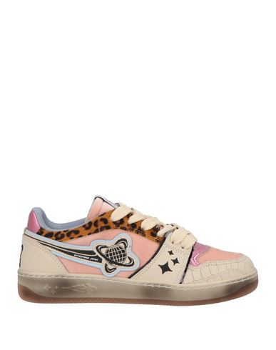 Enterprise Japan Woman Sneakers Pink Size 6 Leather, Textile Fibers In Pink