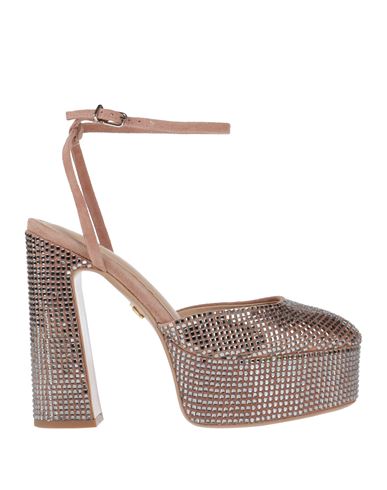 Lola Cruz Woman Pumps Pastel Pink Size 8 Leather In Pink