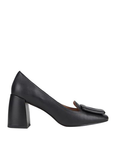 Bibi Lou Woman Loafers Black Size 8 Leather In Black