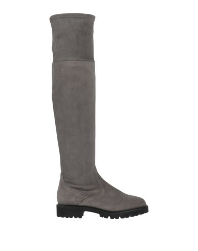 Thousands Woman Boot Grey Size 8 Leather In Grey