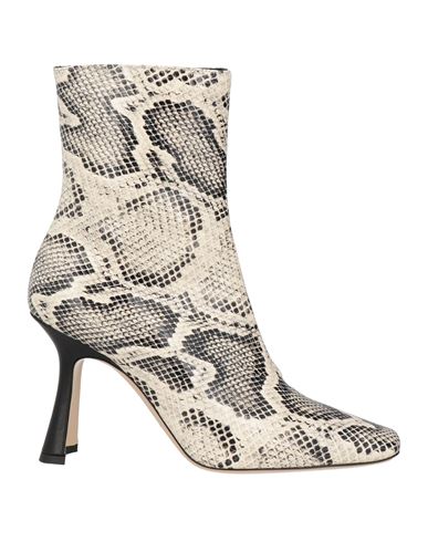 D·milano Woman Ankle Boots Ivory Size 7 Leather In White
