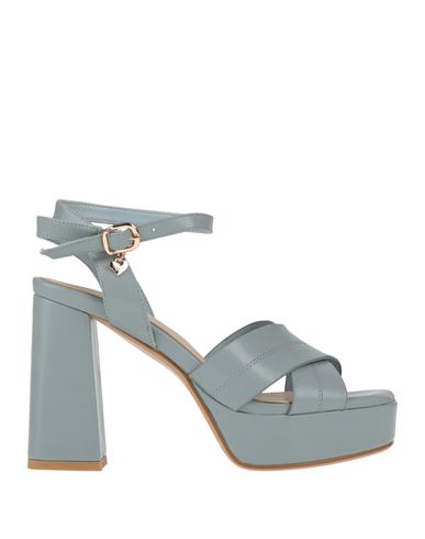 Tua By Braccialini Woman Sandals Sky Blue Size 8 Textile Fibers In Blue